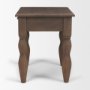 71721 - Angeline Spool Turned End Table | Dark Brown Wood | 1 Drawer