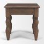 71721 - Angeline Spool Turned End Table | Dark Brown Wood | 1 Drawer