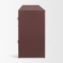 71713 - Rousseau 4 Door Closed Sideboard | Arched Glass | Burgundy Metal