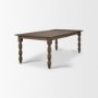 71722 - Angeline Spool Turned Extendable Dining Table | Dark Brown Wood