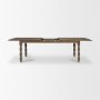 71722 - Angeline Spool Turned Extendable Dining Table | Dark Brown Wood