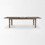 71722 - Angeline Spool Turned Extendable Dining Table | Dark Brown Wood