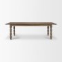 71722 - Angeline Spool Turned Extendable Dining Table | Dark Brown Wood