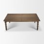 71722 - Angeline Spool Turned Extendable Dining Table | Dark Brown Wood