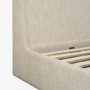 71740-ABC - Solene Upholstered King Bed w/ Footbed | Curved Headboard | Oatmeal Fabric
