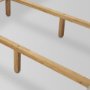 71740-ABC - Solene Upholstered King Bed w/ Footbed | Curved Headboard | Oatmeal Fabric