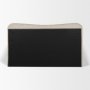 71740-ABC - Solene Upholstered King Bed w/ Footbed | Curved Headboard | Oatmeal Fabric