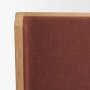 71742-ABC - Holden Upholstered King Bed | Shelter Headboard | Burgundy Performance Fabric