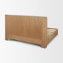 71742-ABC - Holden Upholstered King Bed | Shelter Headboard | Burgundy Performance Fabric