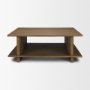 71743 - Boden 42" Square Wood Coffee Table w/ Open Shelf
