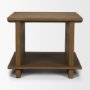 71745 - Boden Wood Side Table w/ Open Shelves