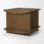 71745 - Boden Wood Side Table w/ Open Shelves