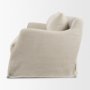 71777 - Ellington Slipcovered Slope Arm Sofa | 3 Seater | Cream Fabric