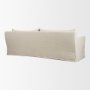 71777 - Ellington Slipcovered Slope Arm Sofa | 3 Seater | Cream Fabric