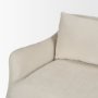 71777 - Ellington Slipcovered Slope Arm Sofa | 3 Seater | Cream Fabric