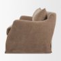 71778 - Ellington Slipcovered Slope Arm Sofa | 3 Seater | Stonewashed Latte Fabric