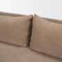 71778 - Ellington Slipcovered Slope Arm Sofa | 3 Seater | Stonewashed Latte Fabric