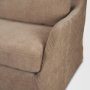 71778 - Ellington Slipcovered Slope Arm Sofa | 3 Seater | Stonewashed Latte Fabric