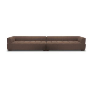 Warner Channel 2 Piece Long Sofa Set