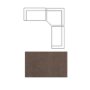 718201-C - Warner Channel 3 Piece Sofa Set w/Corner Piece