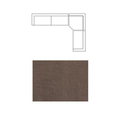 718201-E - Warner Channel 3 Piece Sofa Set w/Corner Piece