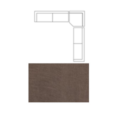 718201-F - Warner Channel 3 Piece Sofa Set w/Corner Piece