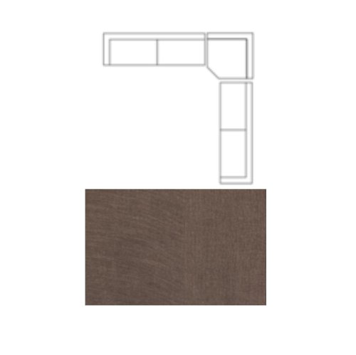 718201-F - Warner Channel 3 Piece Sofa Set w/Corner Piece