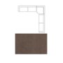 718201-F - Warner Channel 3 Piece Sofa Set w/Corner Piece