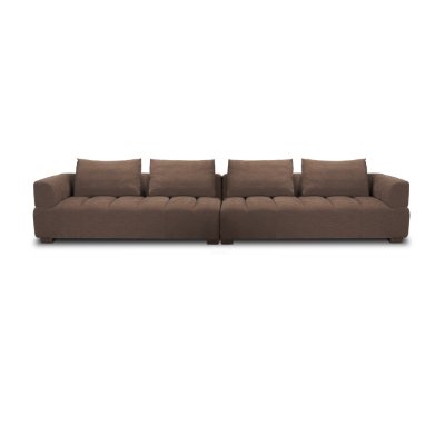 718202-B - Warner Channel 2 Piece Long Sofa Set w/Back Cushions