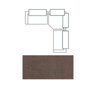 718202-C - Warner Channel 3 Piece Sofa Set w/Corner Piece w/Back Cushions