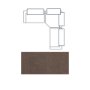 718202-C - Warner Channel 3 Piece Sofa Set w/Corner Piece w/Back Cushions
