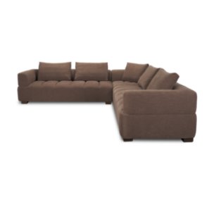 Warner Channel 3 Piece Sofa Set w/S Corner Piece w/Back Cushions