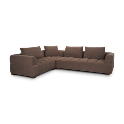 718202-H - Warner Channel 3 Piece Sofa Set w/S Corner Piece w/Back Cushions