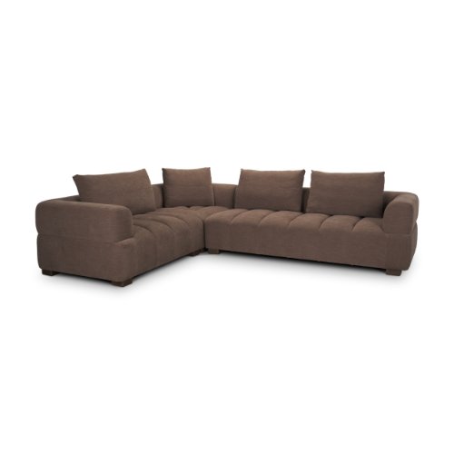 718202-H - Warner Channel 3 Piece Sofa Set w/S Corner Piece w/Back Cushions