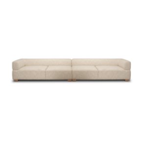 Warner Frame 2 Piece Long Sofa Set