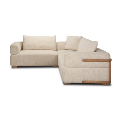 718232-G - Warner Channel 3 Piece Sofa Set w/S Corner Piece w/Back Cushions