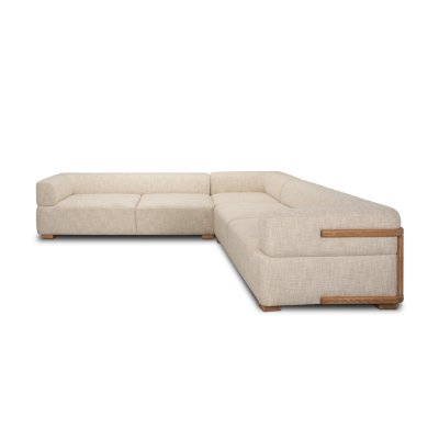 718231-J - Warner Channel 3 Piece Sofa Set w/S Corner Piece