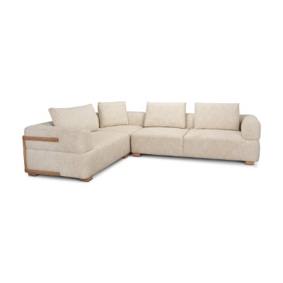 718232-H - Warner Channel 3 Piece Sofa Set w/S Corner Piece w/Back Cushions