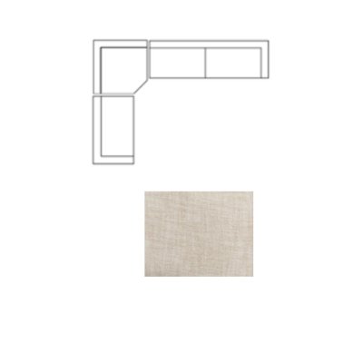 718231-D - Warner Channel 3 Piece Sofa Set w/Corner Piece