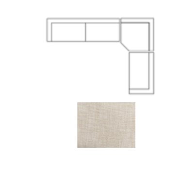 718231-E - Warner Channel 3 Piece Sofa Set w/Corner Piece