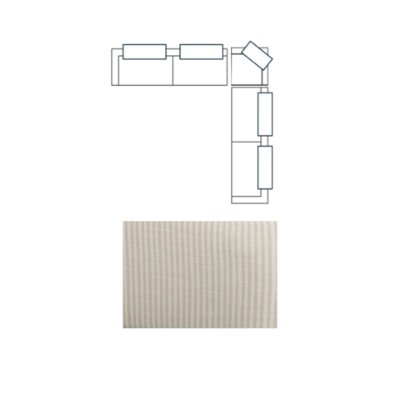 718222-J - Warner Channel 3 Piece Sofa Set w/S Corner Piece w/Back Cushions