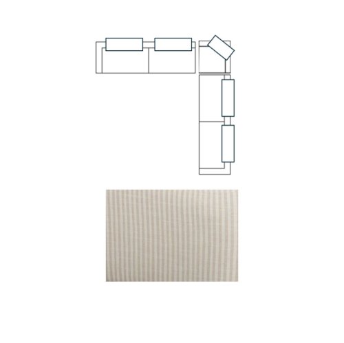 718222-J - Warner Channel 3 Piece Sofa Set w/S Corner Piece w/Back Cushions