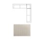718221-J - Warner Channel 3 Piece Sofa Set w/S Corner Piece