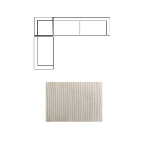 718221-H - Warner Channel 3 Piece Sofa Set w/S Corner Piece