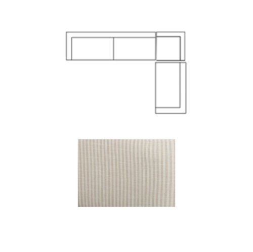 718221-I - Warner Channel 3 Piece Sofa Set w/S Corner Piece