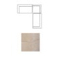 718211-G - Warner Quilt 3 Piece Sofa Set w/S Corner Piece