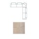 718212-J - Warner Quilt 3 Piece Sofa Set w/S Corner Piece w/Back Cushions