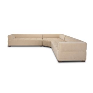 Warner Quilt 3 Piece Sofa Set w/Corner Piece
