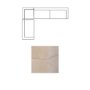 718211-H - Warner Quilt 3 Piece Sofa Set w/S Corner Piece