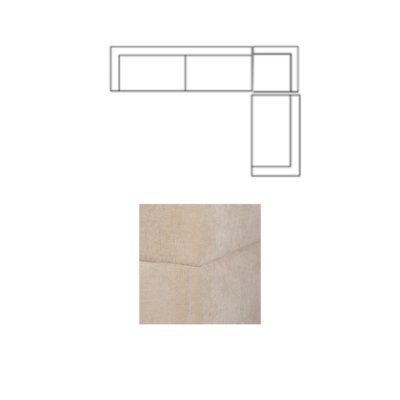 718211-I - Warner Quilt 3 Piece Sofa Set w/S Corner Piece